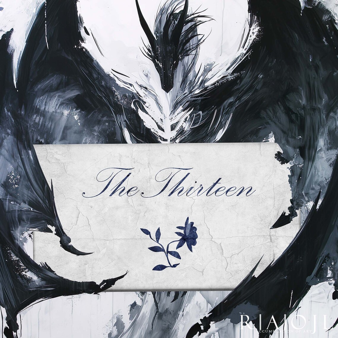 The Thirteen Blackbeak Witches Black Wing Watercolor Art Poster - Image 4