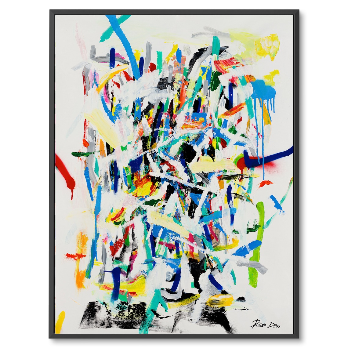 Abstract Graffiti Contemporary Wall Art Print - Image 2