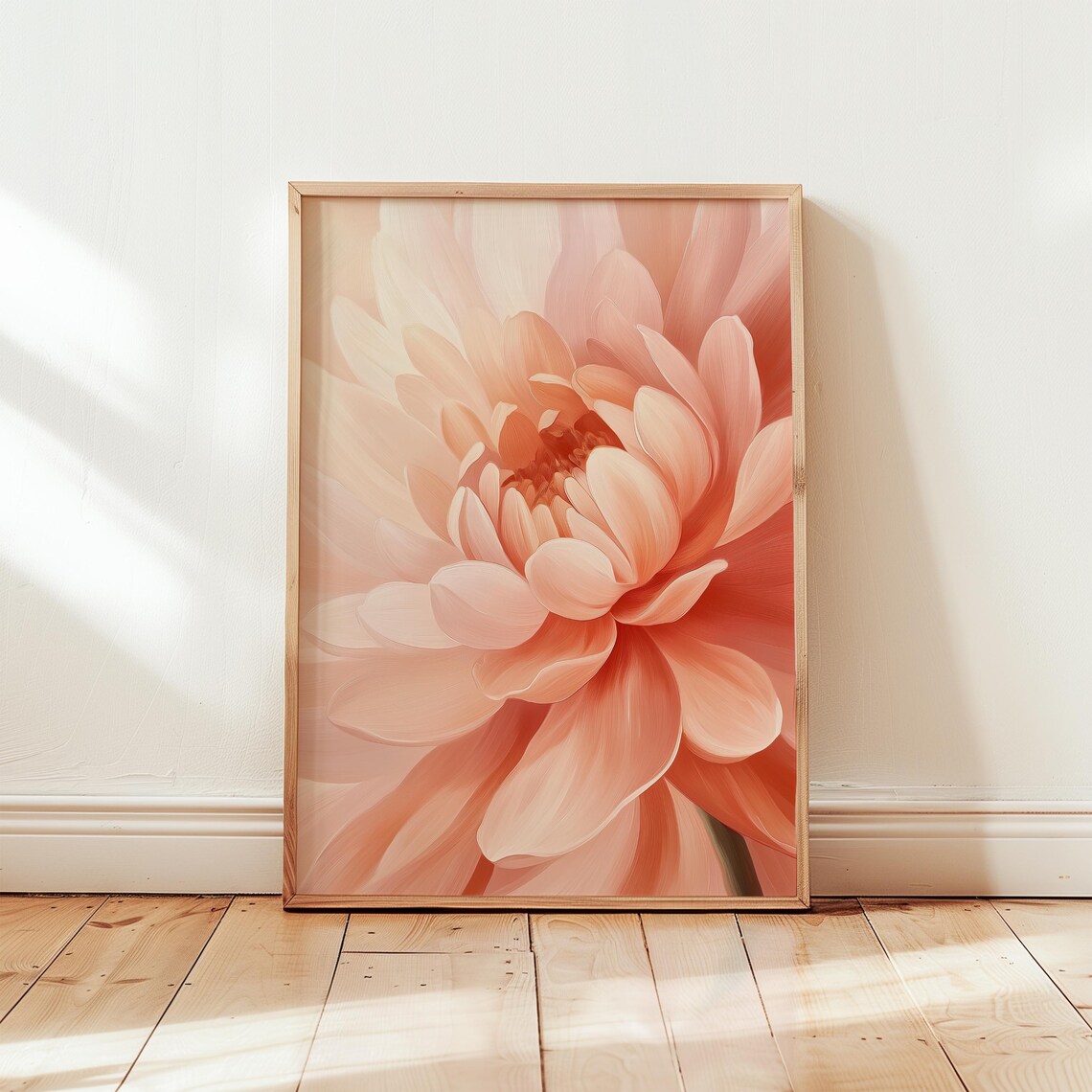 Georgia O'Keeffe Pink Flower Art Print, Botanical