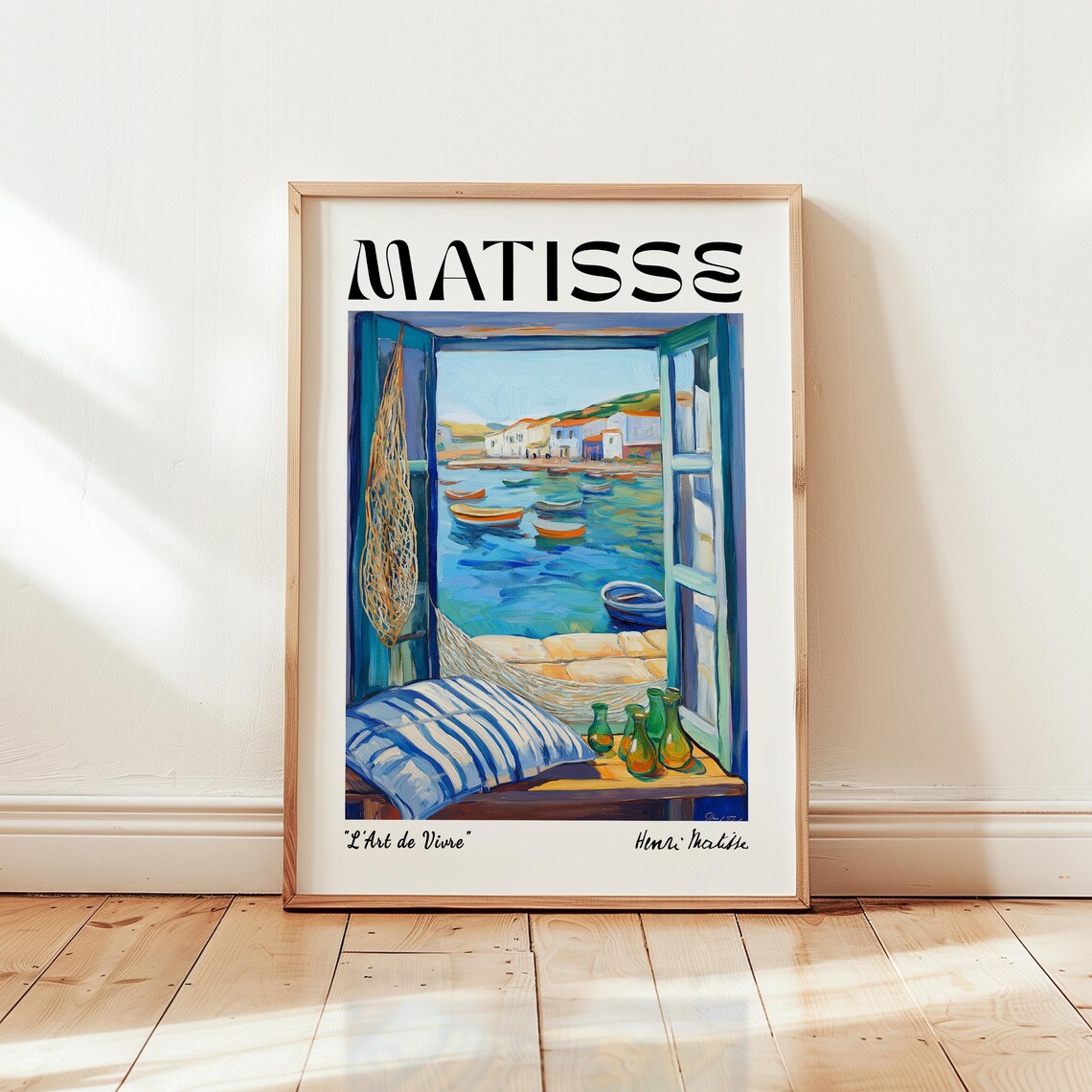 Henri Matisse Sea View, Coastal French Art Poster