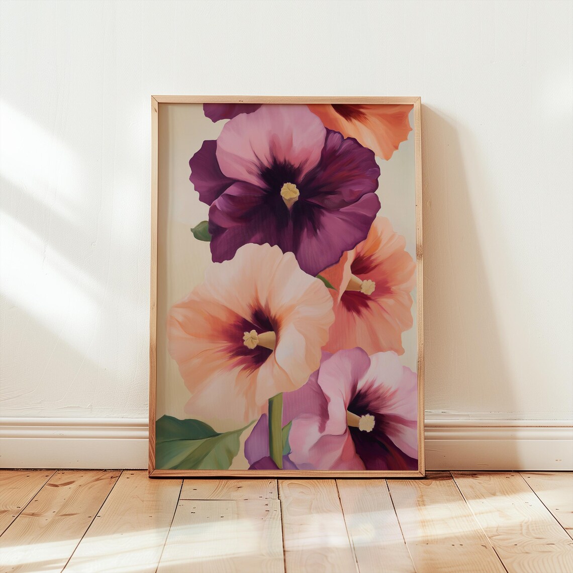 Georgia Okeeffe Inspired Floral Poster Print