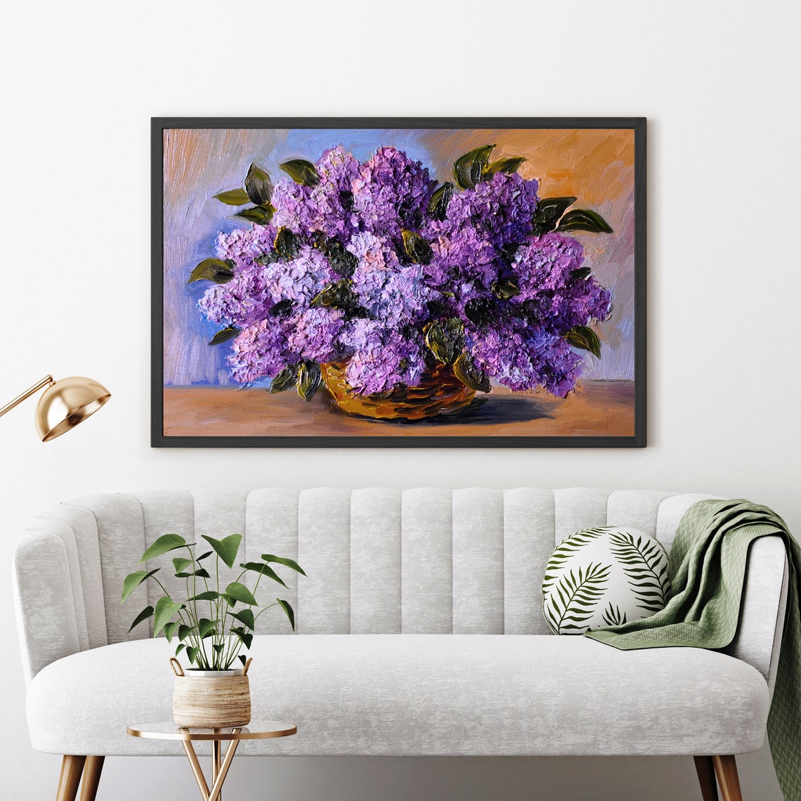 Flowers Oil Painting Flowers Still Life Poster Prints Flower Painting Prints Floral Texture Oil Painting Home Office Wall Art Decoration - Image 4