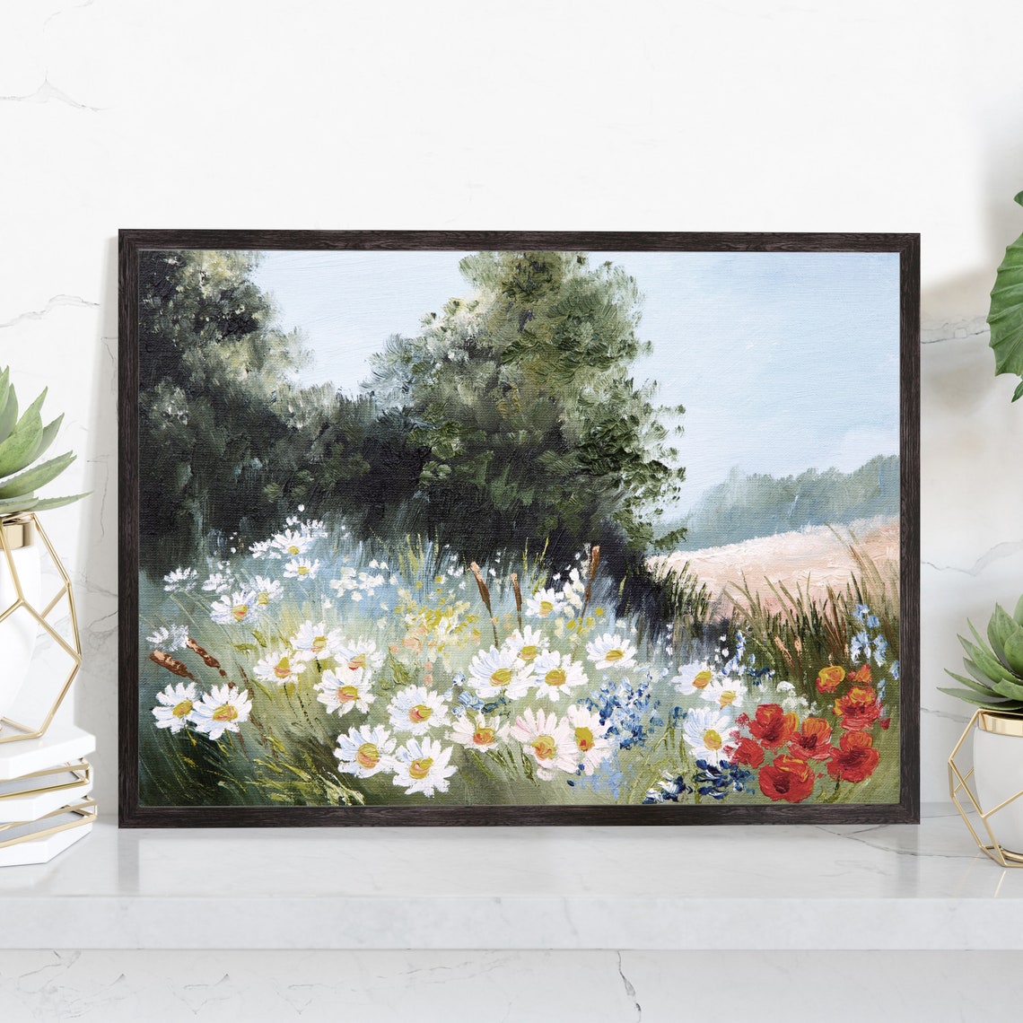 Flowers Oil Painting Flowers Still Life Poster Prints Flower Painting Prints Floral Texture Oil Painting Home Office Wall Art Decoration