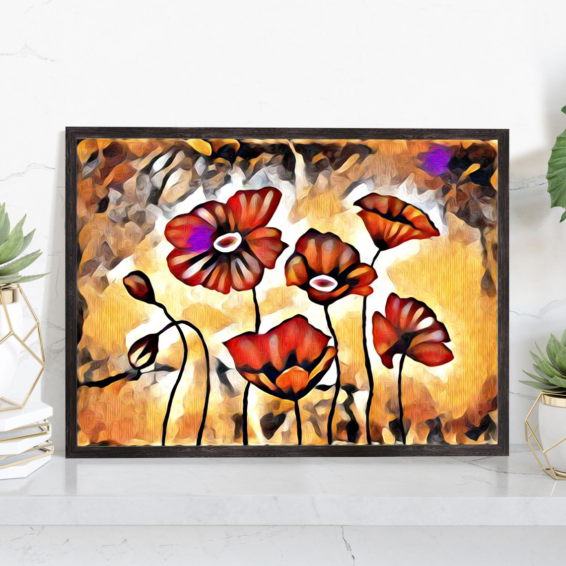 Flowers Oil Painting Flowers Still Life Poster Prints Flower Painting Prints Floral Texture Oil Painting Home Office Wall Art Decoration