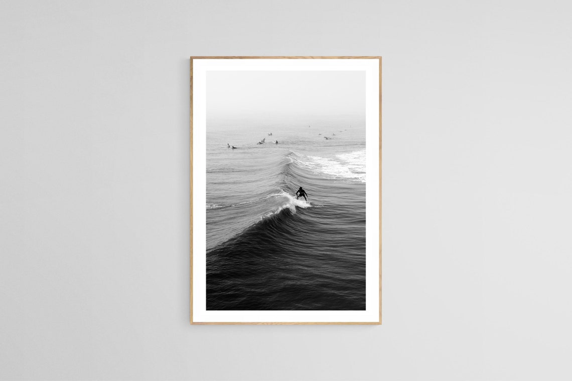 Into The Surf, Ocean Beach Surf Photograph