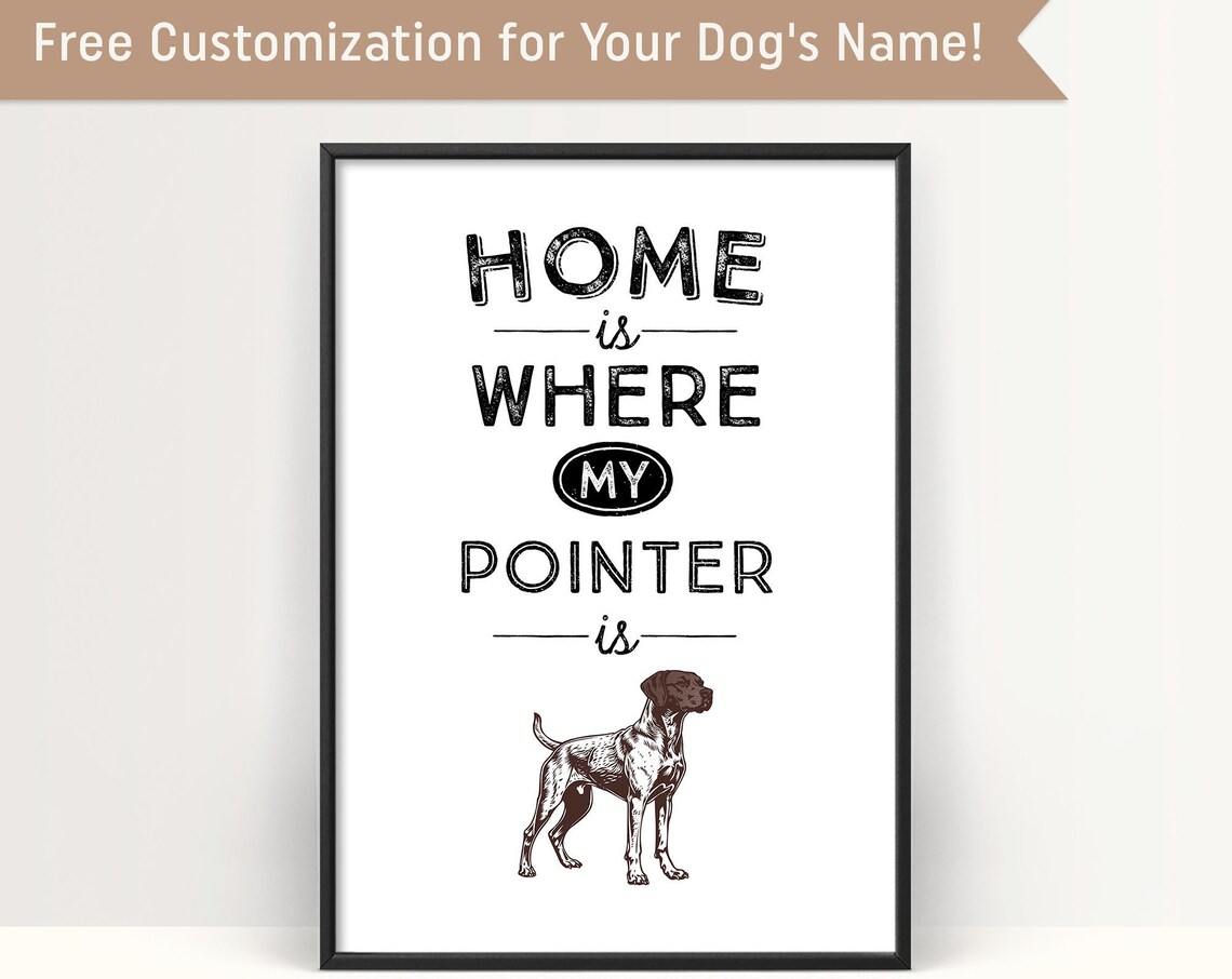German Shorthaired Pointer Dog Art Print, Gift for Dog Lovers