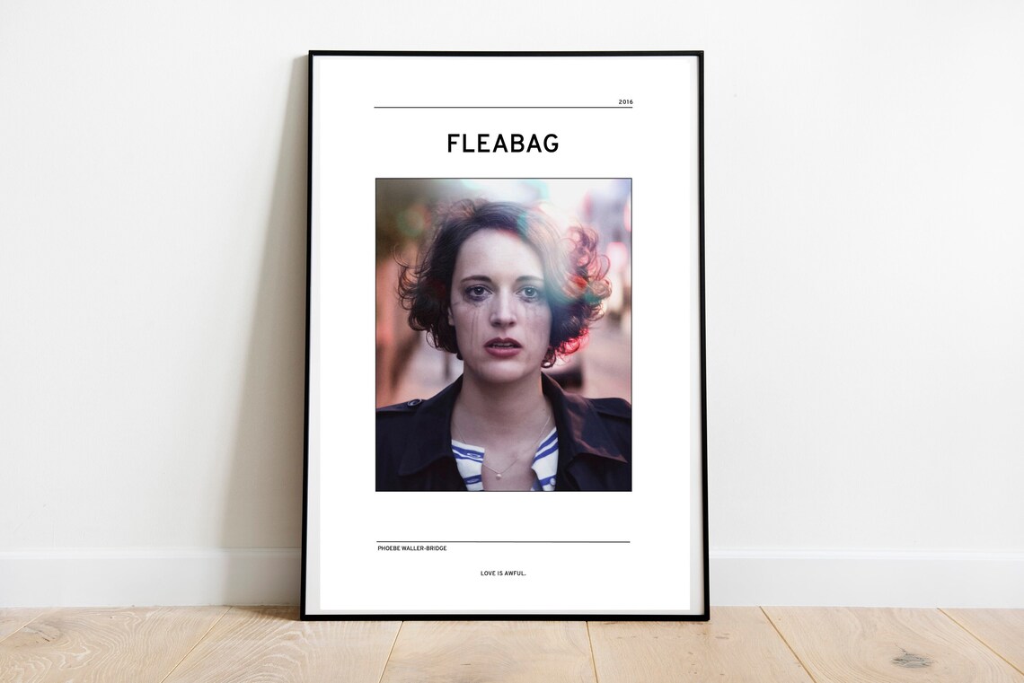Fleabag Inspired Poster, Phoebe Waller-Bridge