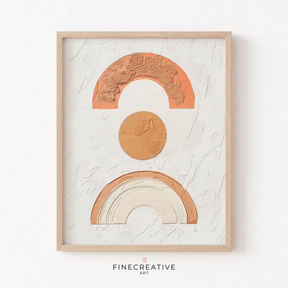 Organic Shapes Print Soft Tones Print Wall Art Bohemian Decor Modern Minimalist Abstract Art Instant A20