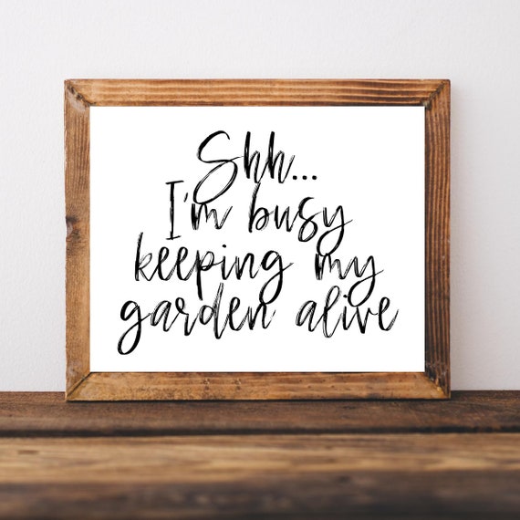 Mothers Day Giftgardener Gifts For Gardener Mom From Daughter Wall Art Funny Garden Quotes Signs