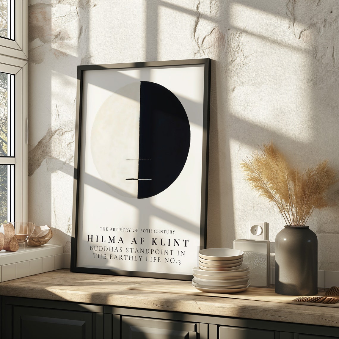 Hilma af Klint Buddhas Standpoint No 3 Minimal Zen Circle Poster