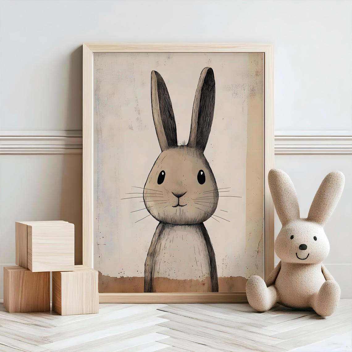 Nursery Decor Baby Room Wall Art Nursery Decor Prints Animal Boho Kids Room Decor Instant Playroom Print - Image 2