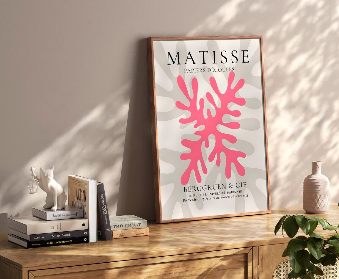 Henri Matisse Abstract Boho Style Exhibition Poster Eclectic Prints Gallery Wall Art Retro Trendy Instant - Image 2