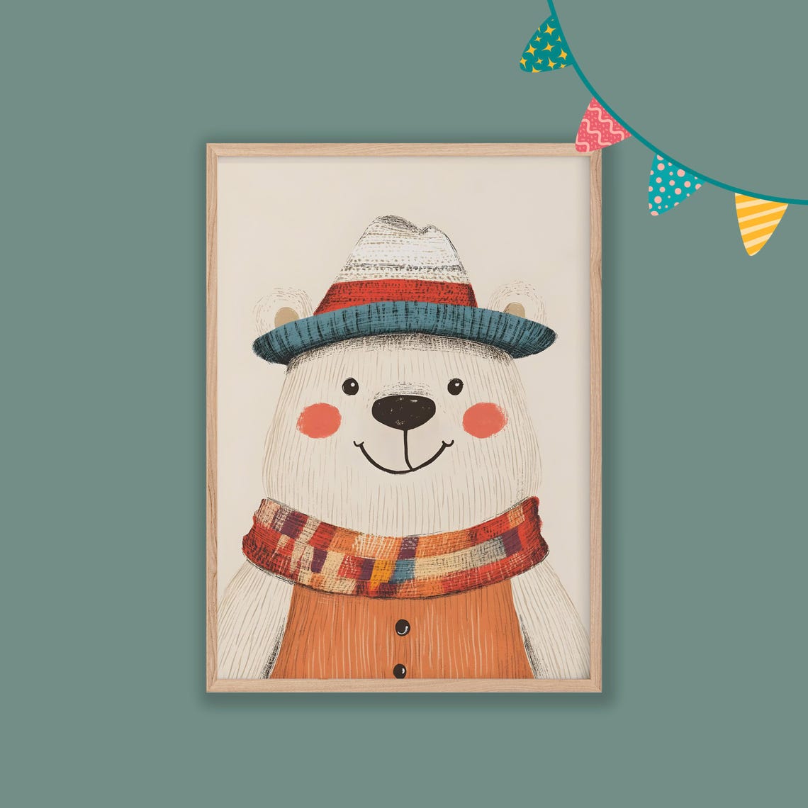 Nursery Decor Baby Room Wall Art Nursery Decor Prints Animal Boho Kids Room Decor Instant Playroom Print