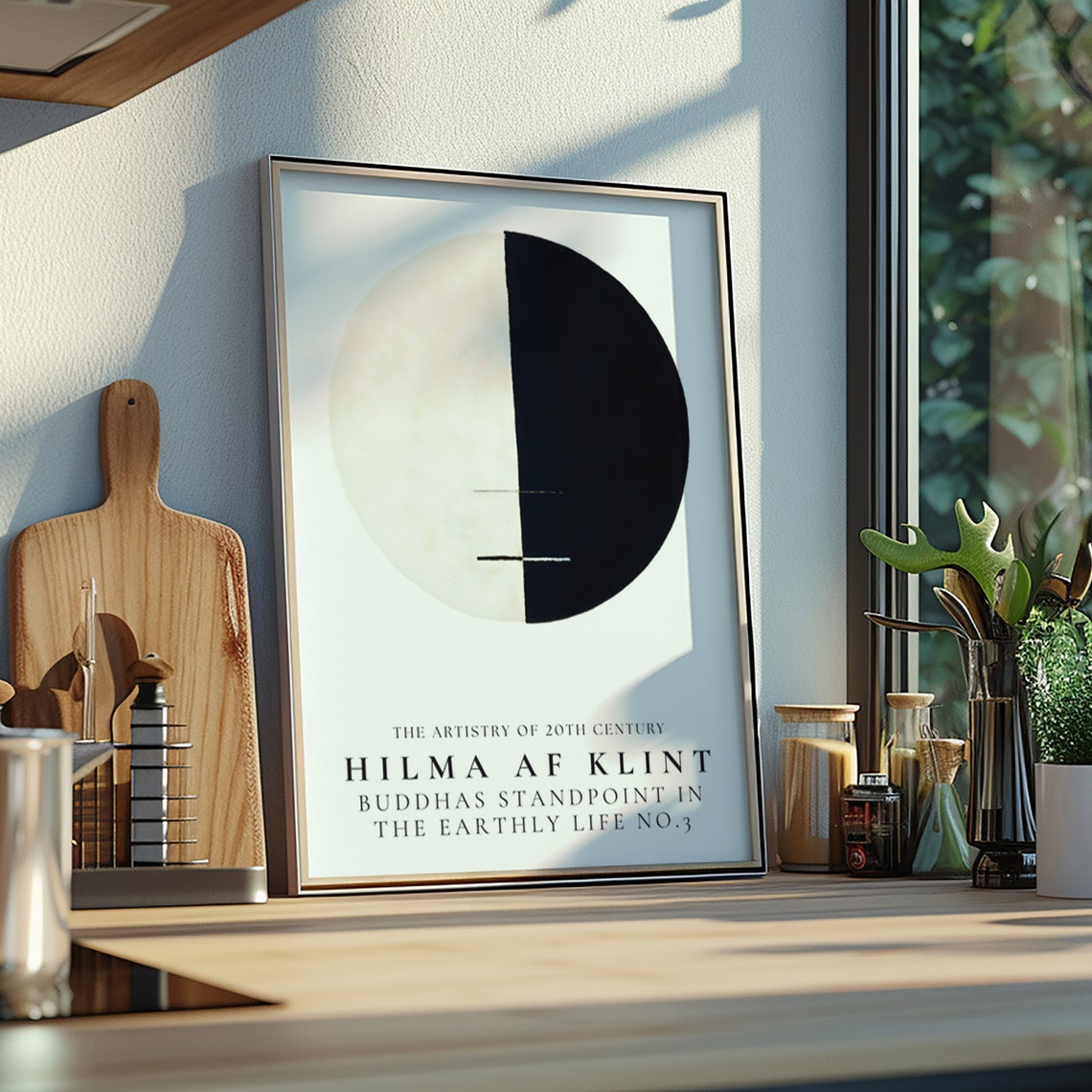 Hilma af Klint Buddhas Standpoint No 3 Minimal Zen Circle Poster - Image 2