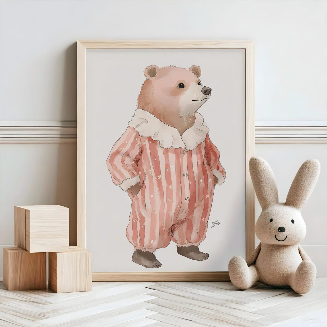 Nursery Decor Baby Room Wall Art Nursery Decor Prints Animal Boho Kids Room Decor Instant Playroom Print
