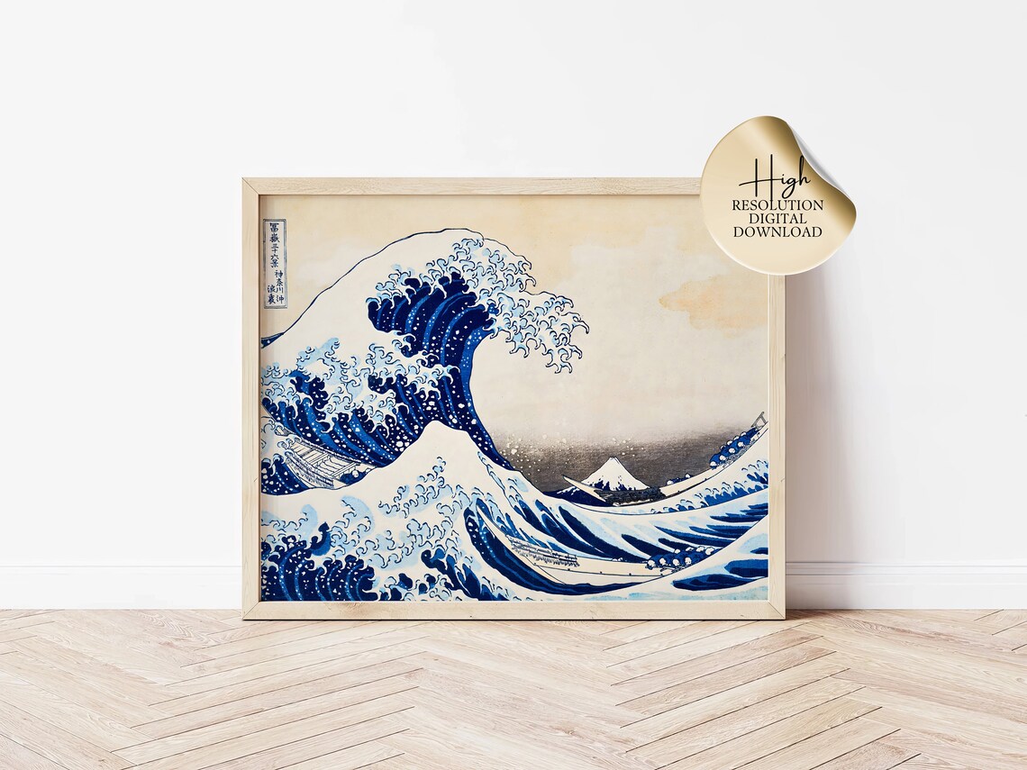 Japandi Wabi Sabi Minimalist Boho Wall Art Print