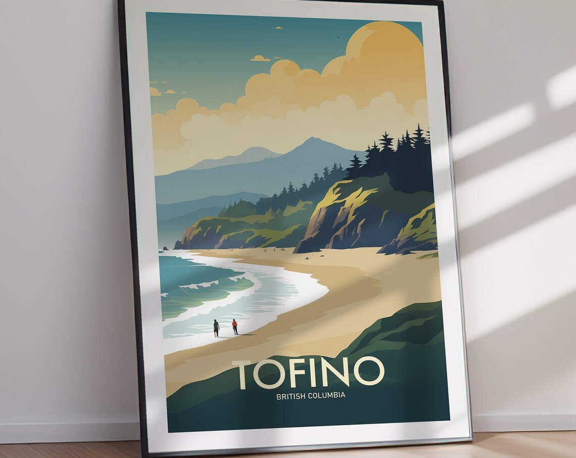 Tofino Canada Travel Poster Print, Place-Inspired Wall Art - Image 3