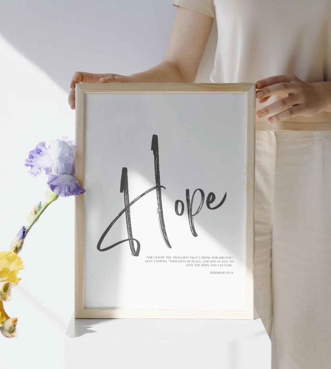 Jeremiah 29:11 Scripture Quote, Modern Hope And Future