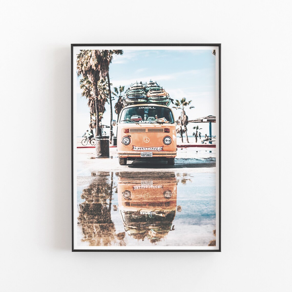 Surf Spot Travel Poster, Modern Minimalist Decor - Image 2