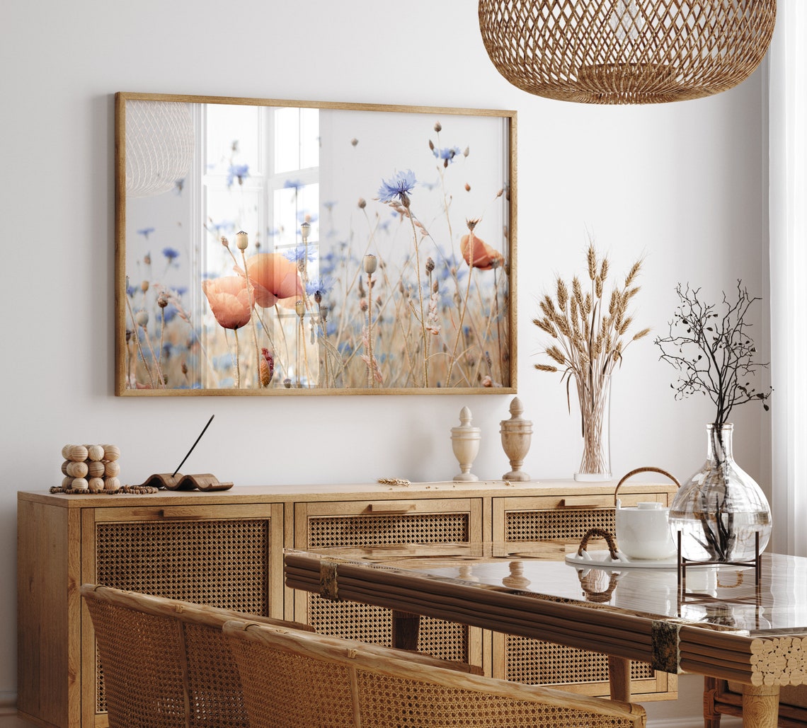 Poppy Print Floral Wall Art Print - Image 2