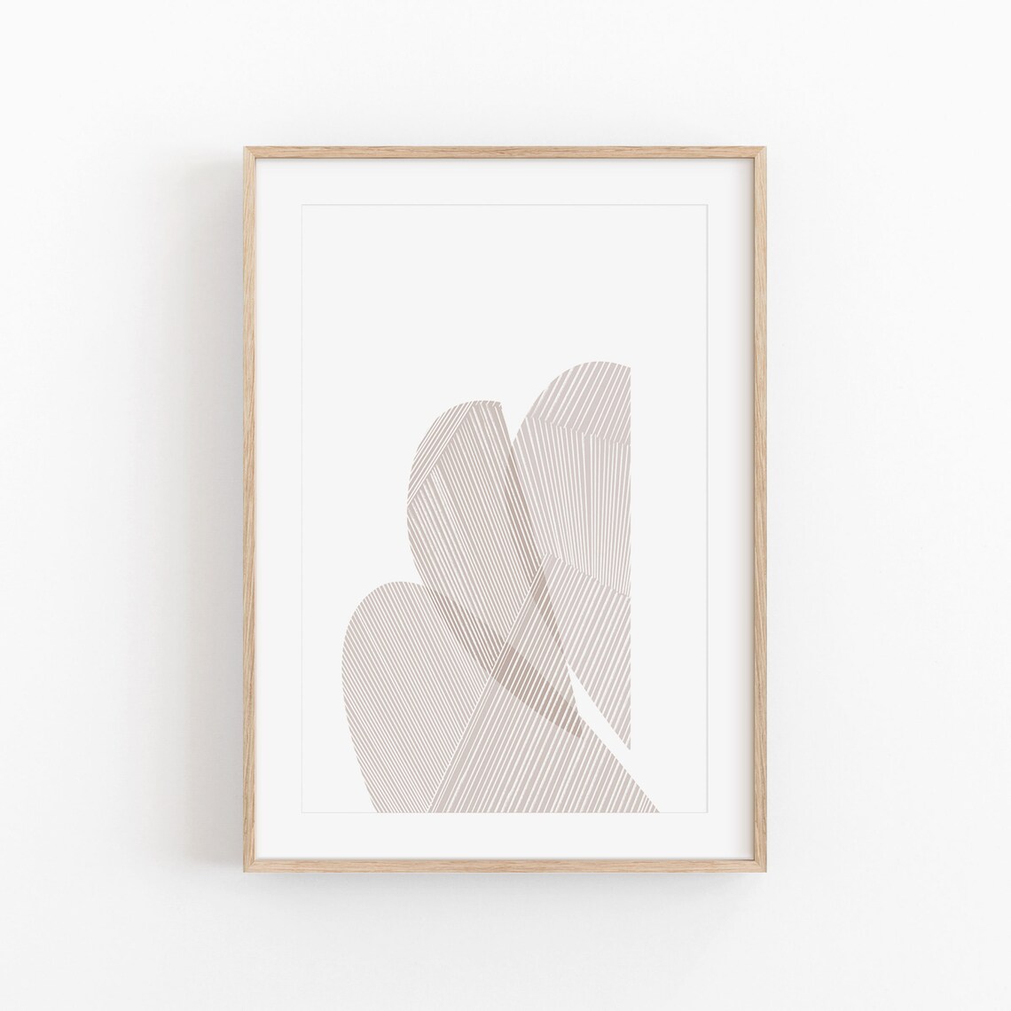 Abstract Line Art Poster, Modern Minimalist Decor
