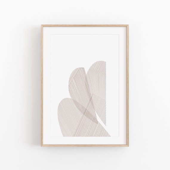 Abstract Line Art Poster, Modern Minimalist Decor