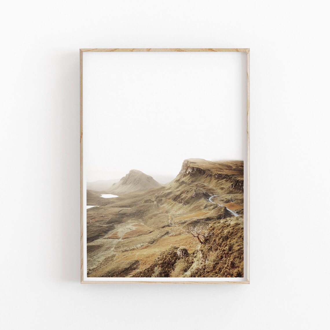 Nature Photography Modern Minimalist Landscape Art Print
