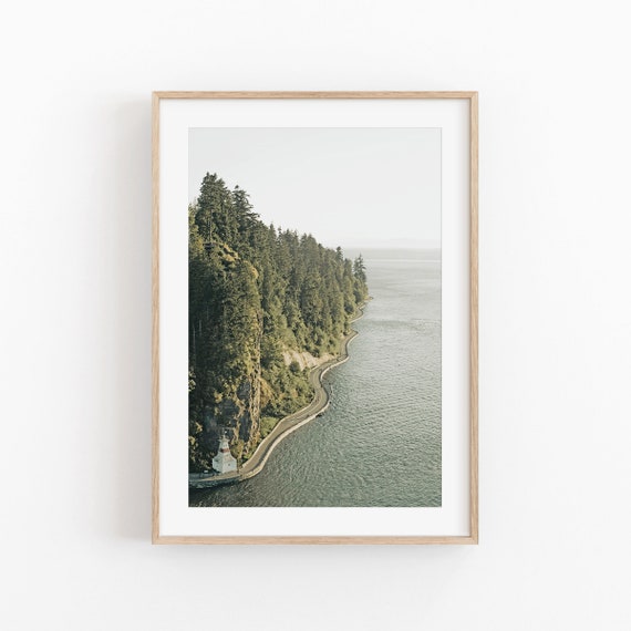 Canada Poster, Modern Minimalist Nature Art Print