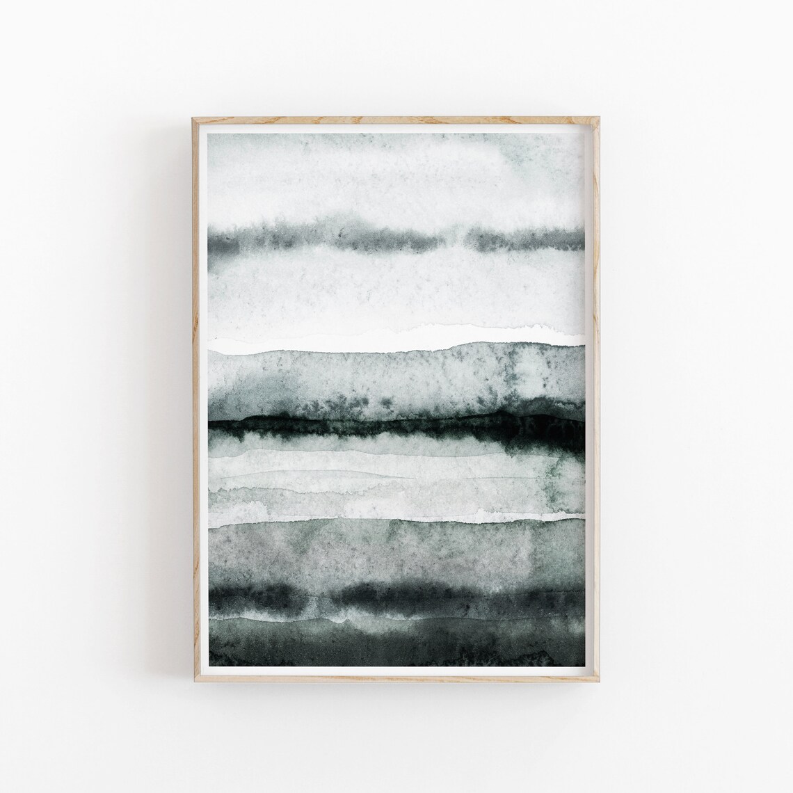 Abstract Modern Watercolor Art Print, Wall Decor - Image 2