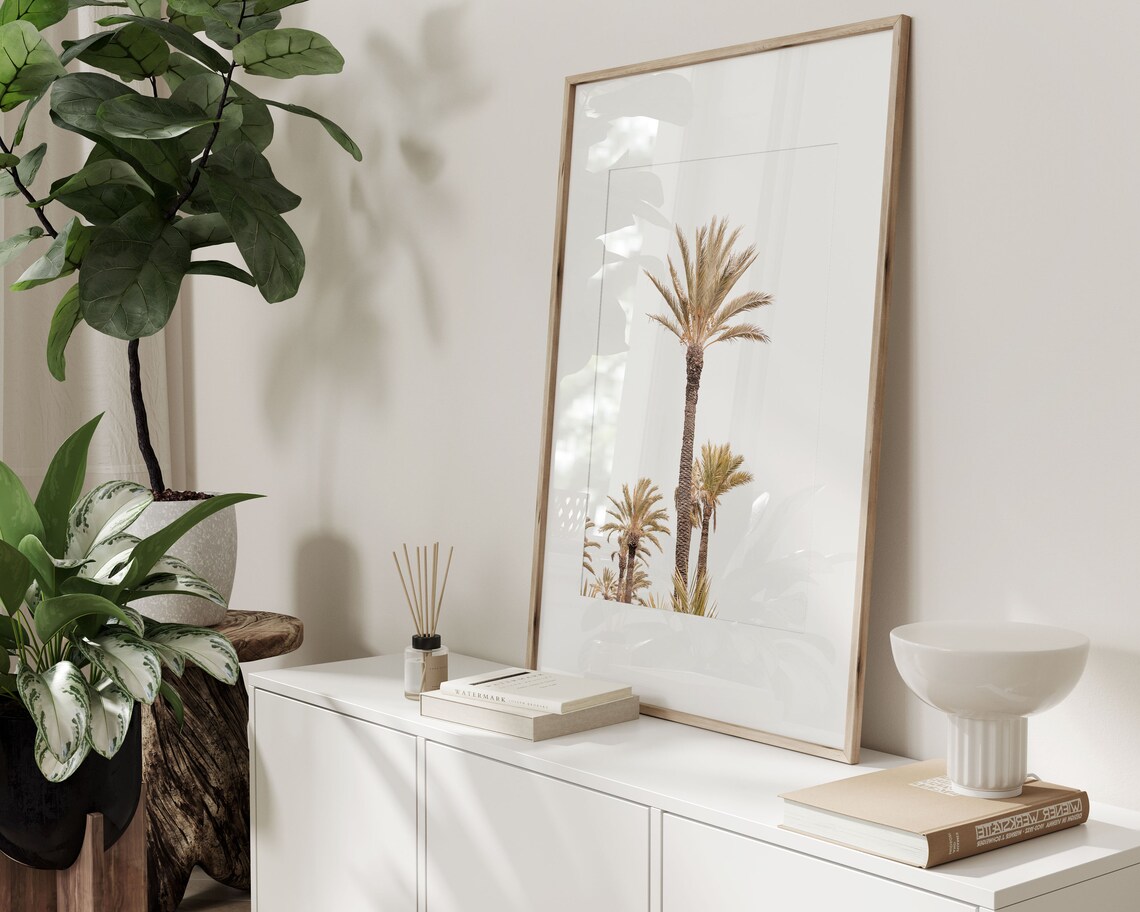 California Palm Tree Modern Minimalist Art Print - Image 3