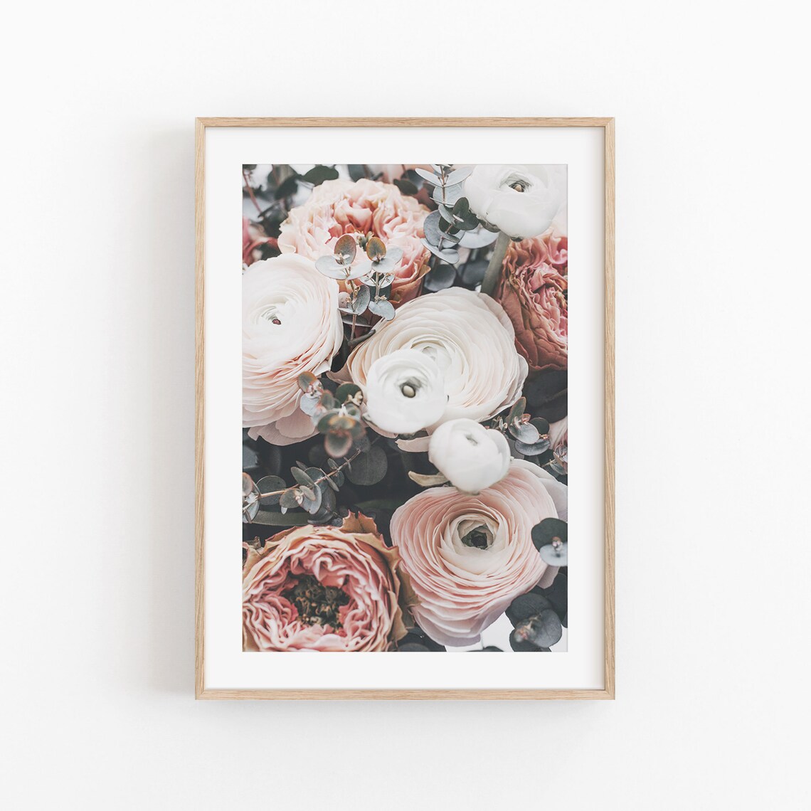 Peonies Floral Art Print, Desert Flowers Decor