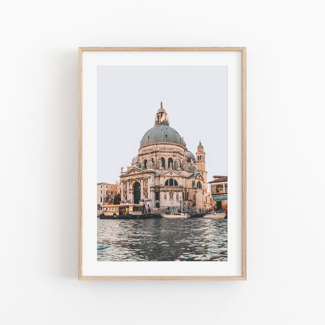 Venice Italy Travel Poster, Canal Wall Art