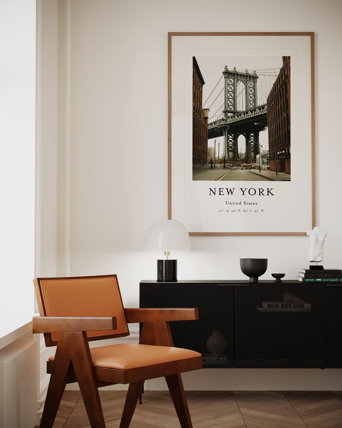 New York City Manhattan Travel Poster Art Print