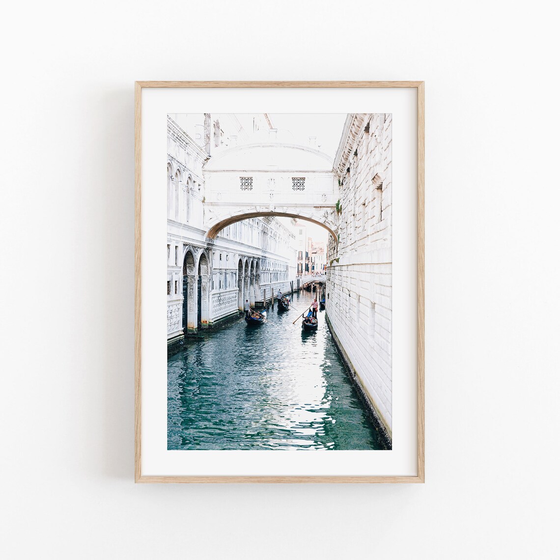 Italy City Print, Venice Gondola Travel Poster