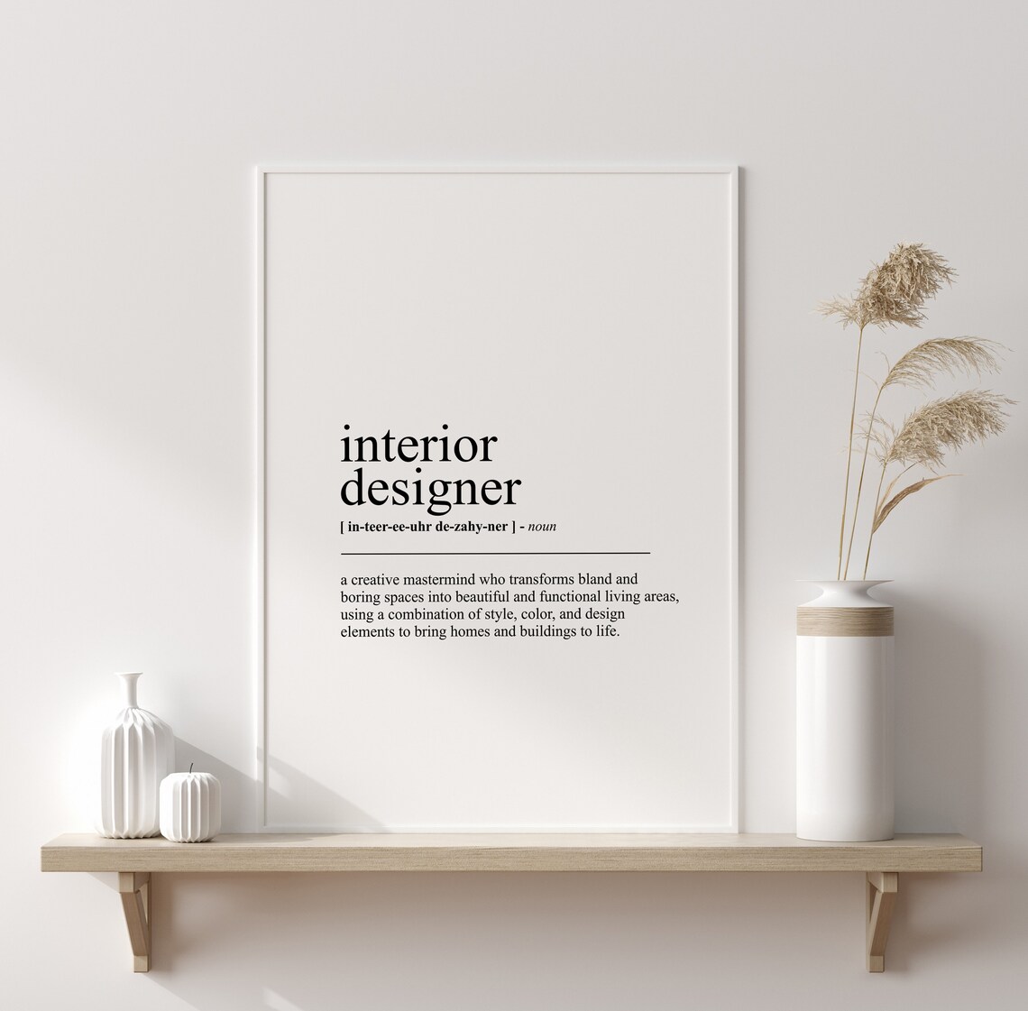 Interior Designer Funny Definition Art Print - Image 3