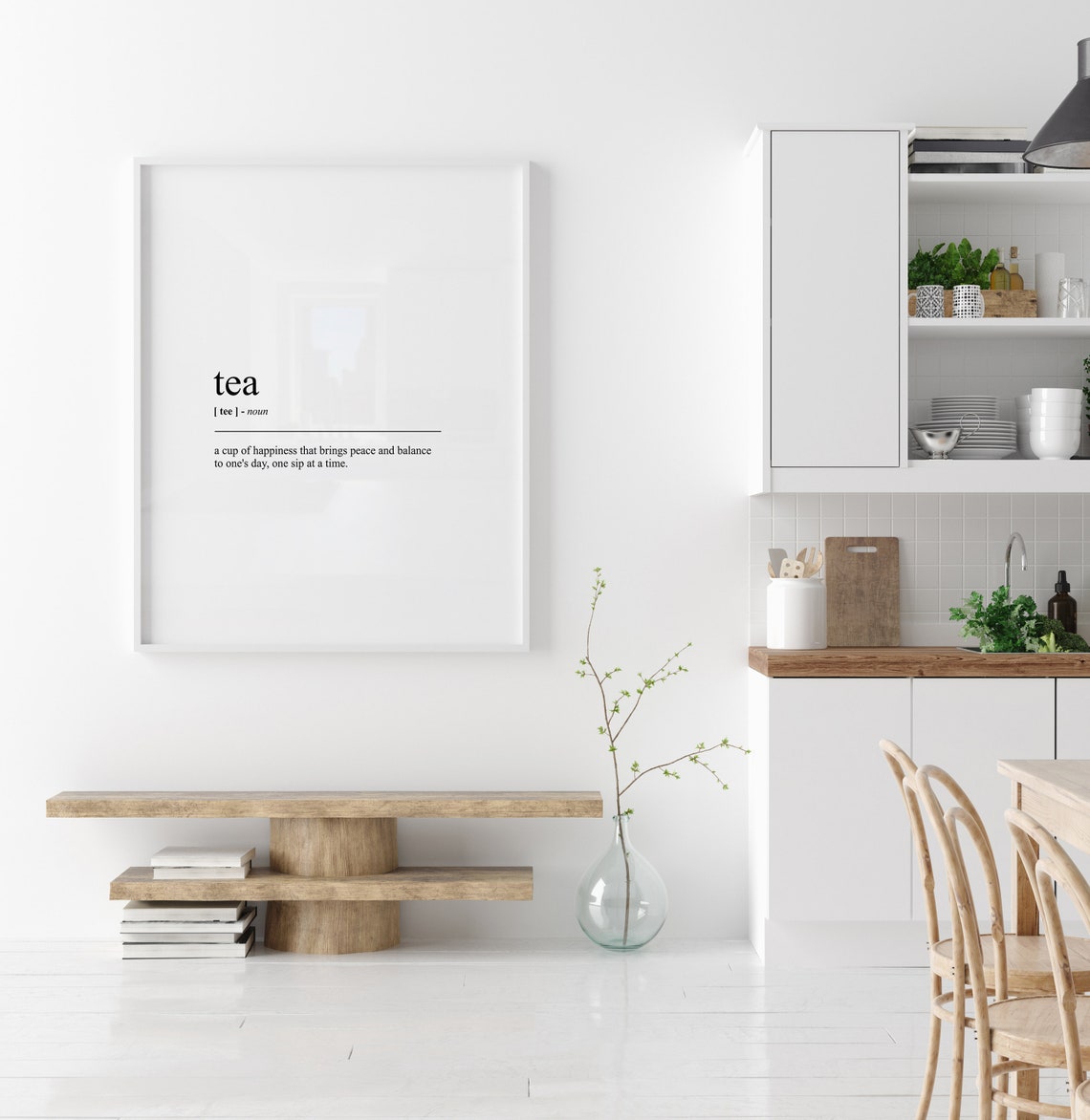 Tea Definition Print Tea Dictionary Art Gift For Tea Lovers Food And Drinks Definition Poster Kitchen Wall Decor - Image 3