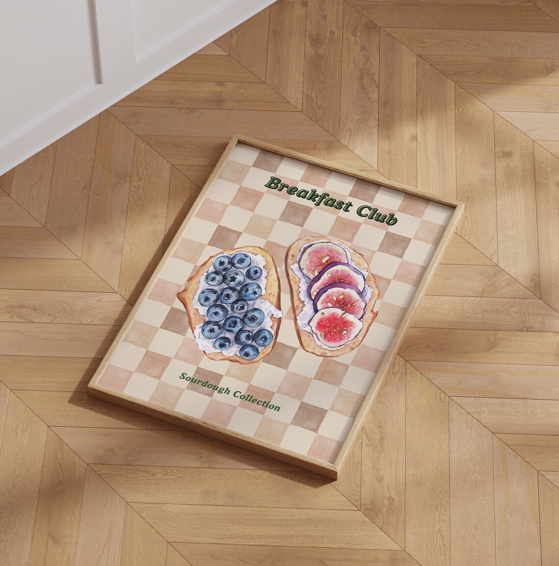 Toast Breakfast Poster, Minimalist Kitchen Decor - Image 6