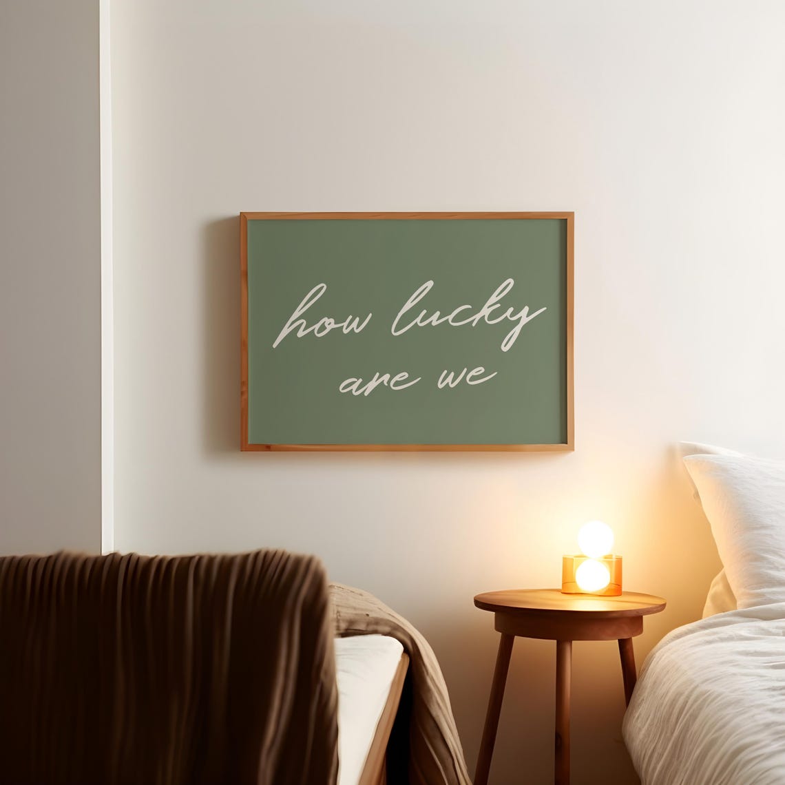How Lucky Are We Poster Coastal Cowgirl Print Girly Western Wall Art Aesthetic Apartment Art Trendy College Dorm Decor Preppy Wall Art - Image 2