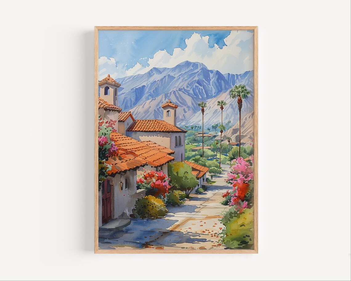 La Quinta California Village Palm Springs Mountain View Poster