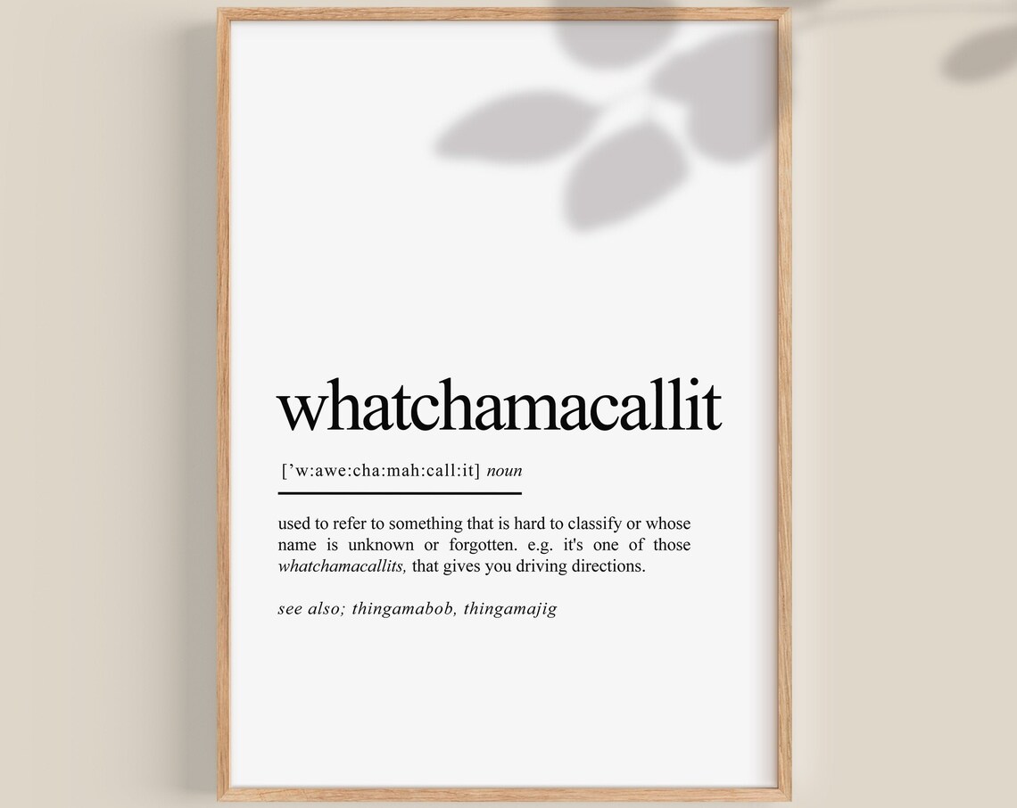 Whatchamacallit Irish Ireland Travel Poster