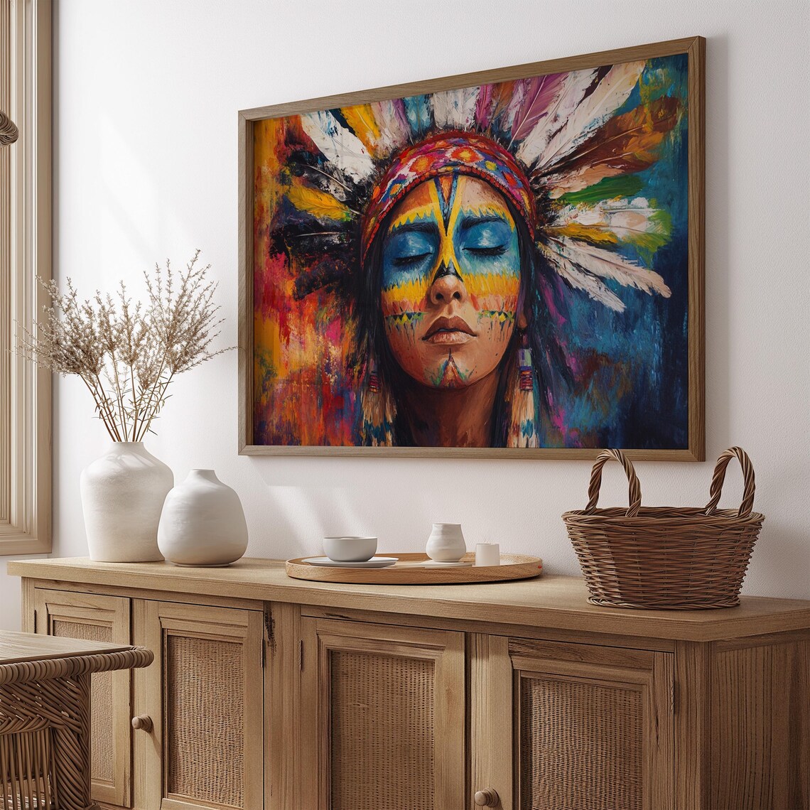 Mexican Art Print, Home Decor Gift for Her