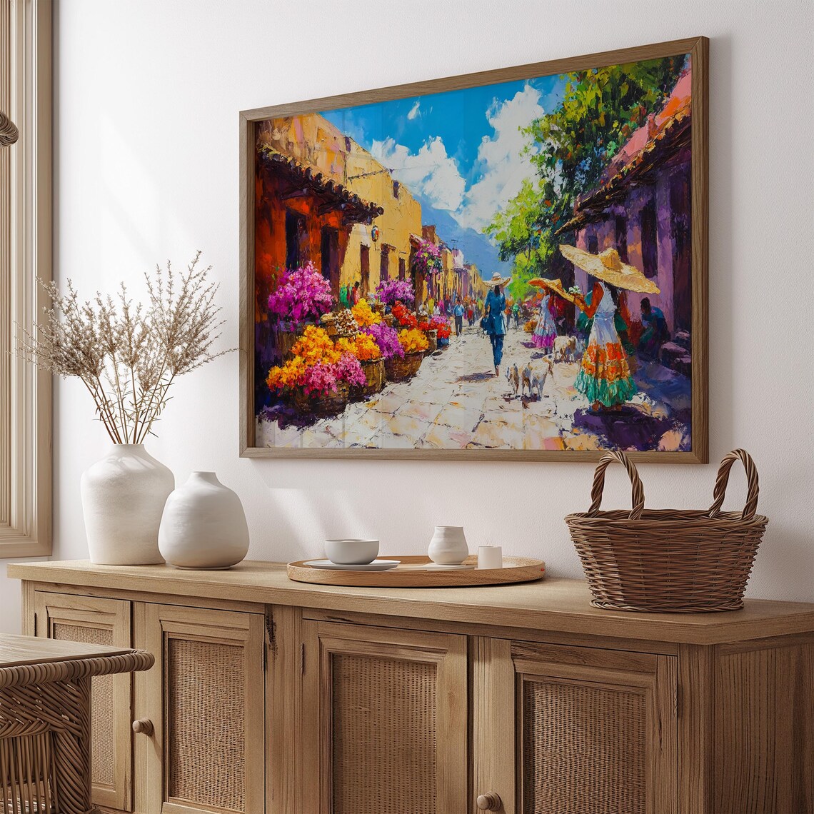 Mexican Art Print, Home Decor Gift For Her