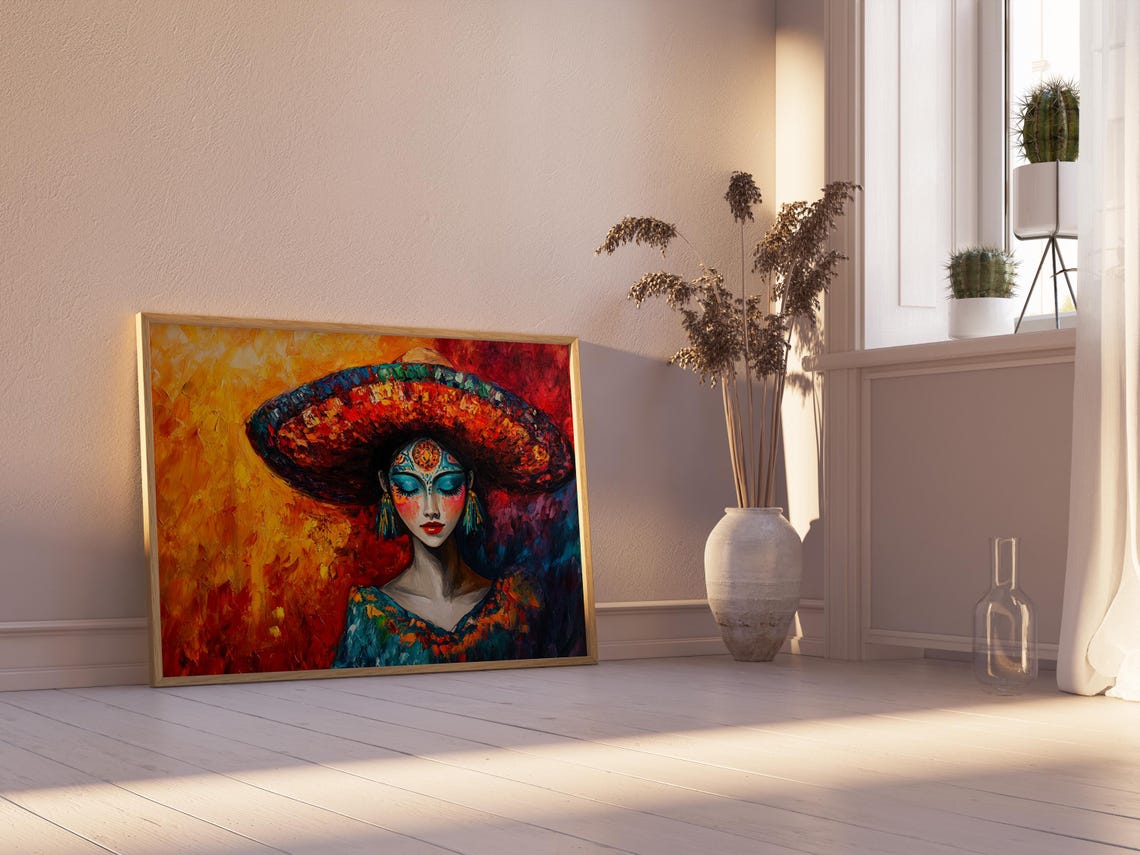 Mexican Art Print, Gift for Her - Image 2
