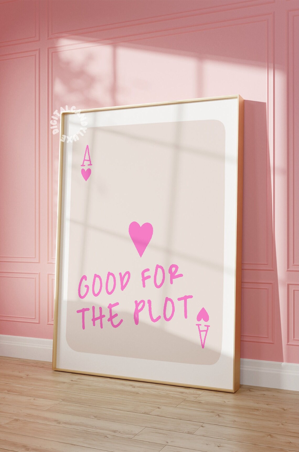 Trendy Pink Retro Decor, Bar Cart Art Print