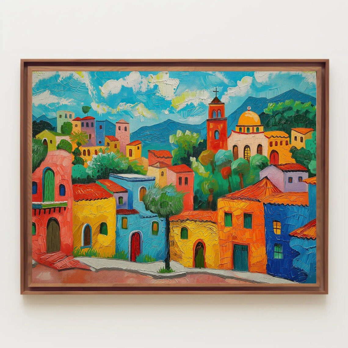 Mexico Modern Style Art Print, Colorful Wall Decor - Image 5