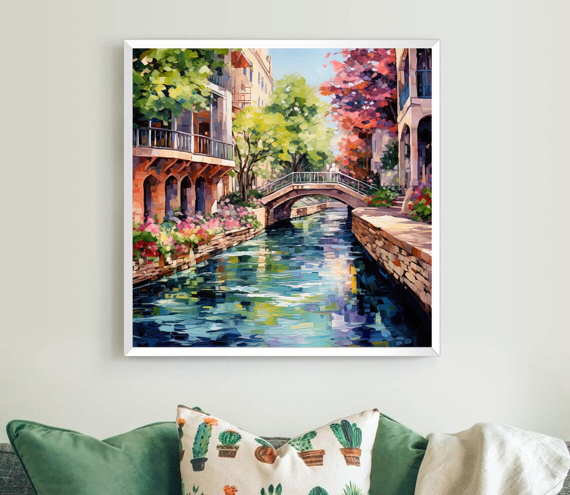 San Antonio Texas Travel Poster Art Print, USA - Image 5