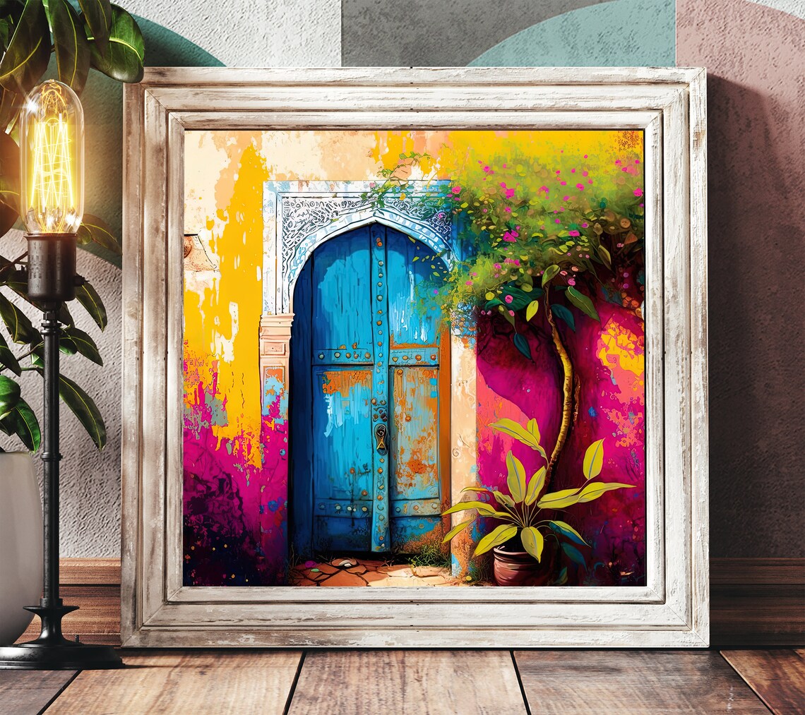 Moroccan Art Print, Modern North African Decor - Image 4