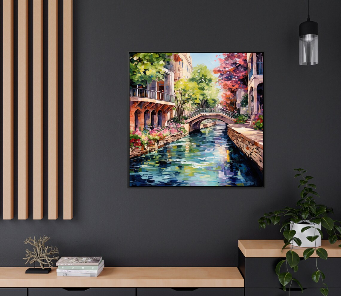 San Antonio Texas Travel Poster Art Print, USA - Image 2