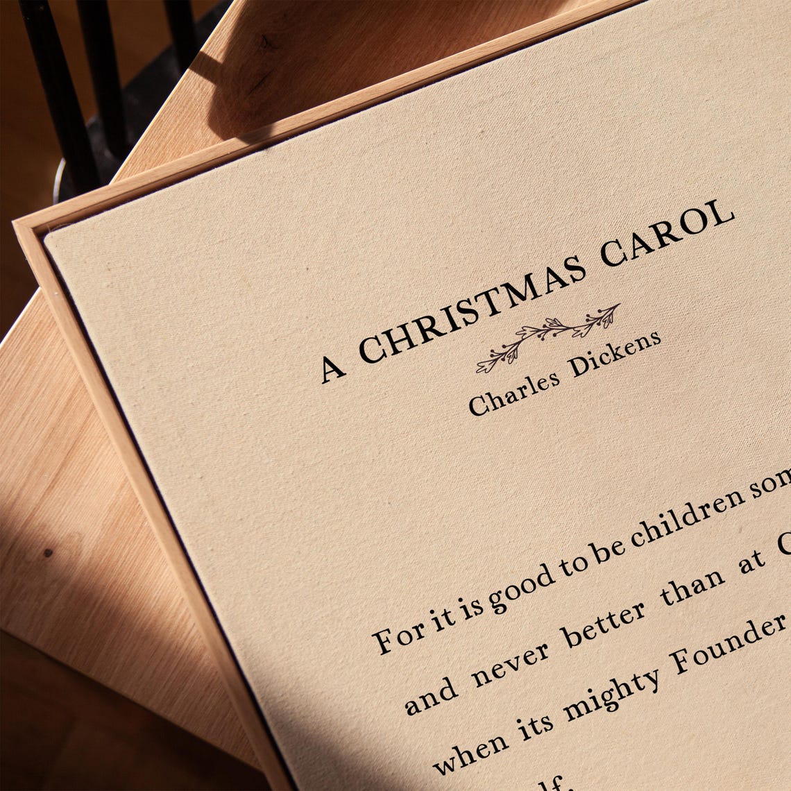 A Christmas Carol Charles Dickens Book Page Quote Print Page 25 - Image 3