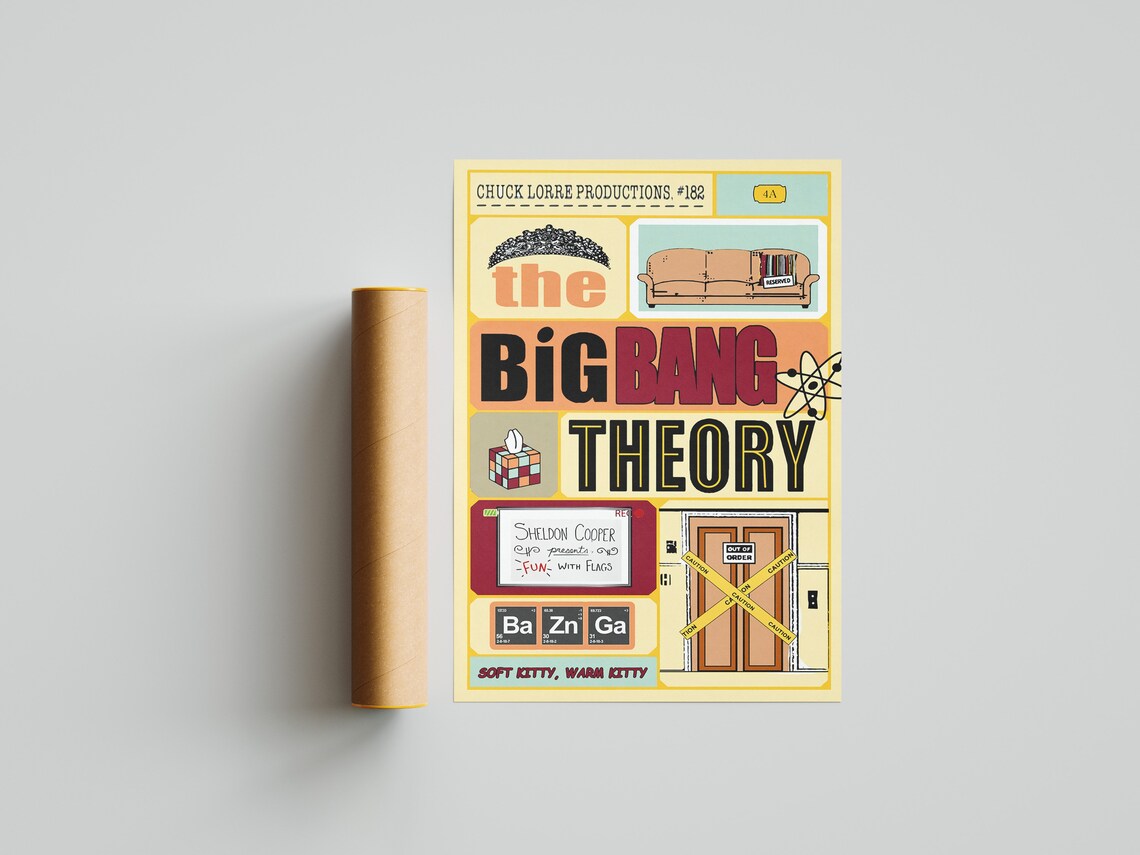 The Big Bang Theory Sitcom TV Series Poster
